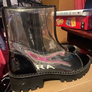 Zara Rain boots!